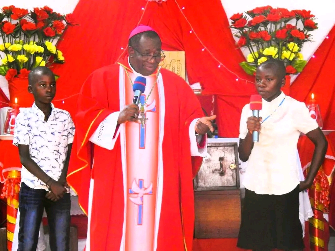 Bishop Kambale Lauds Caritas-Uganda for Empowering Kasese Families